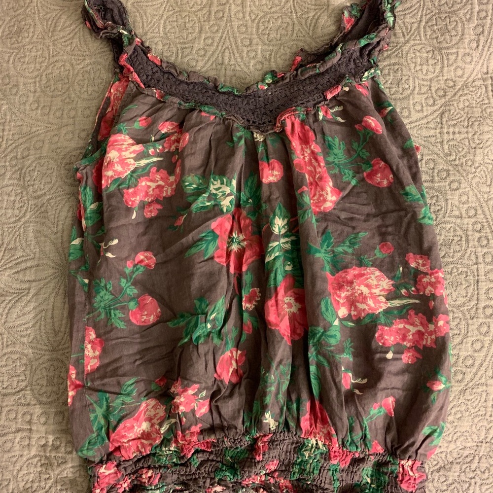 Flower tank top